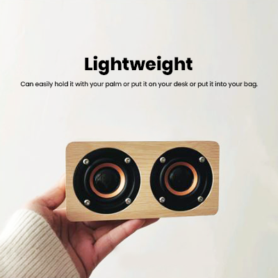 Nelson Wooden Bluetooth Speaker - 800mAh Battery 04