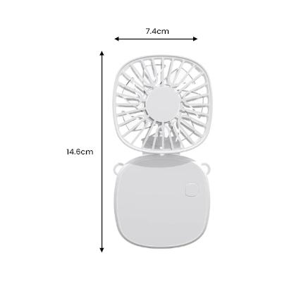 POCKET Mini Foldable Fan with Lanyard - 300mAh 08