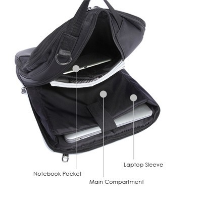 Premium Two Way Laptop Backpack & Briefcase 08