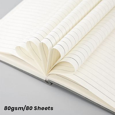 PU Magnetic Hard Case A5 Notebook with Pen Loop 07