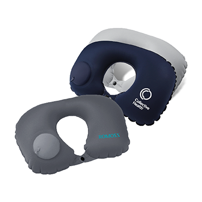 PUMP UP Polyester Inflatable Travel Pillow 01