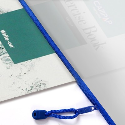 PVC Frosted Zipper Pouch - A4 Size 04