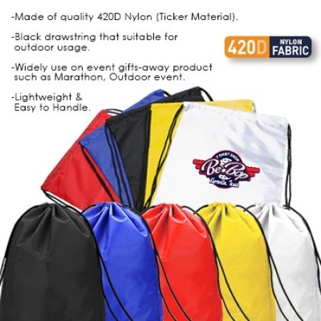 Quality Nylon 420D Drawstring Bag 09