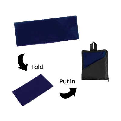 QVA Quick Dry Towel with Zipper Pouch - 50g 09