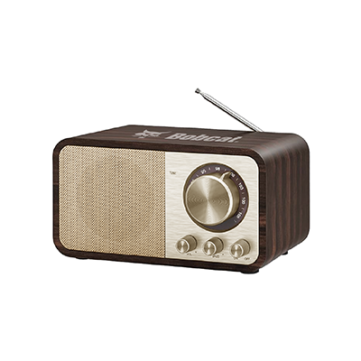 Retro Wooden Bluetooth Speaker with FM Radio – 1800mAh Battery 01