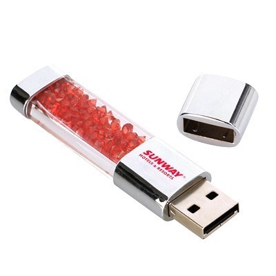 Rhinestone Crystal USB Flash Drive - 32GB 04