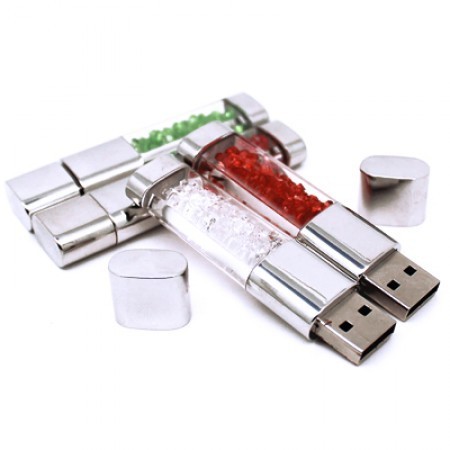 Rhinestone Crystal USB Flash Drive - 8GB 05
