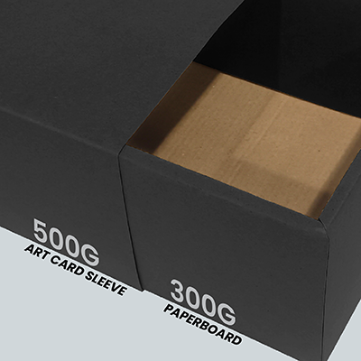 Slide Gift Box with Shredded Paper 05