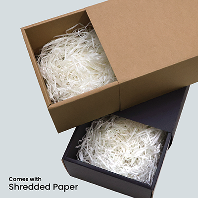 Slide Gift Box with Shredded Paper 04