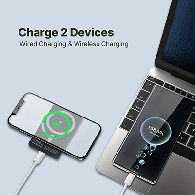 SLIM Magnetic 15W Wireless Power Bank - 5000mAh 04