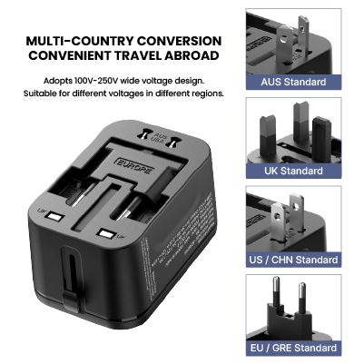 SMART Travel Adapter 2 Type-C 20W PD + 2 USB Charger 04
