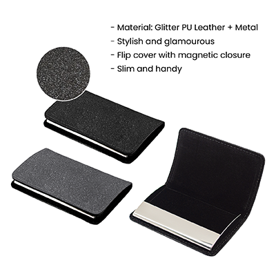SPARK PU Leather Name Card Holder 07