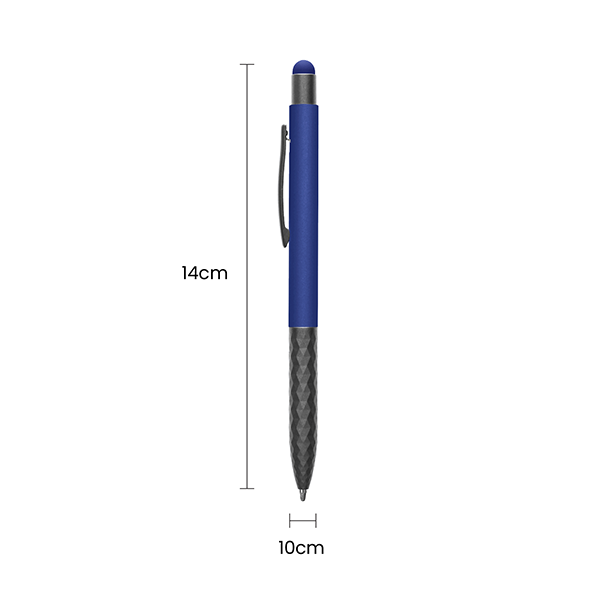 TOUCH Stylus Press Action Aluminum Ball Pen 07