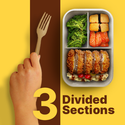 SWEET Eco-Wheat Lunch Box - 1200ml 04