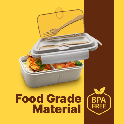 SWEET Eco-Wheat Lunch Box - 1200ml 05