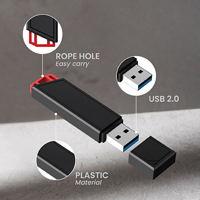 TECH Model USB 2.0 Flash Drive - 32GB 05