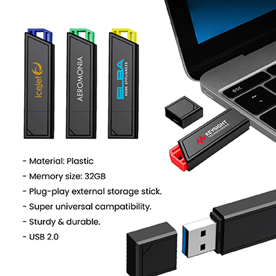 TECH Model USB 2.0 Flash Drive - 32GB 09