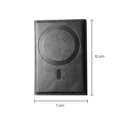 TRIFOLD PU Magnetic Wallet with RFID Block 08