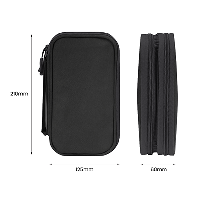 Water Repellent Polyester 2 Layer Gadget Pouch V2 07