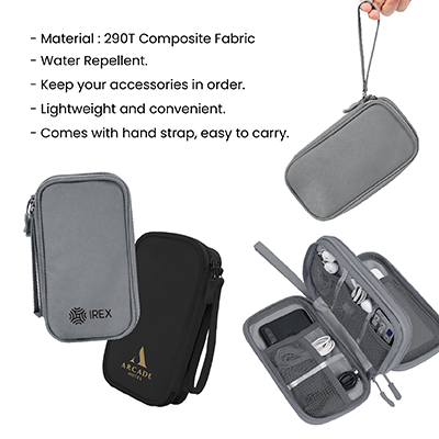 Water Repellent Polyester 2 Layer Gadget Pouch V2 08