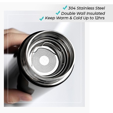 WOOD Premium Stainless Steel Thermos - 500ml 08