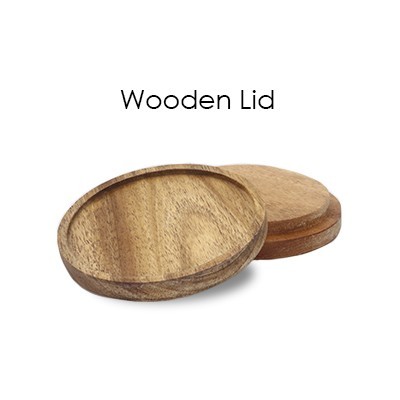 Wooden Cap Ceramic Mug - 450ml 07