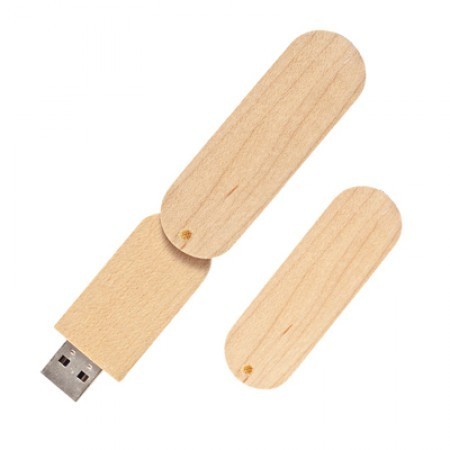 Wooden 360 Swivel USB Flash Drive - 8GB 04